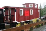 Pacific Coast RR caboose Unk reporting marks and #